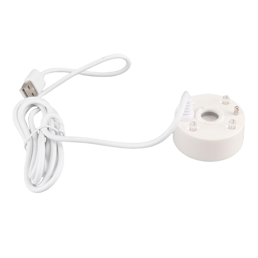 Mist Maker USB Colorful LED Lights 5V   Sound Fountain Atomizer for Pond Rockery Fish   Sink