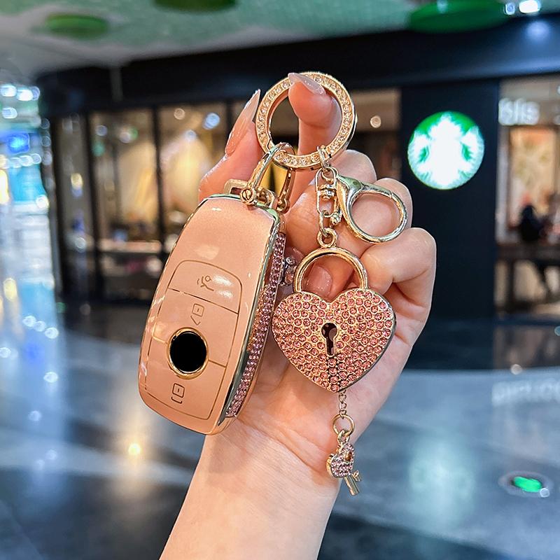 For Mercedes Benz keycase C E A B S Class GLE GLA GLB GLC GLS AMG Car key bag exquisite durable car accessories Car Key Case