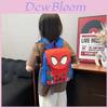 Spiderman Kids Backpack Cartoon Nylon Lightweight Breathable School Bag For Preschoolers