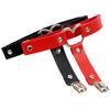 1Pcs  Women Sexy Punk Goth Heart Pu Leather Elastic Garter Leg Thigh Ring