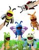 Hand Puppets, Finger Puppets, Animals, Plush Toys, Mouth-Moving, Ventriloquism, Hand Dance, Puppet Show Props, Ants, Dragonflies, Bees, Butterflies,