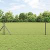 Hexagonal Fence vidaXL Grey 0.6x10 M Steel 3352771