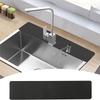 A34R Badezimmer-Arbeitsplatten-Schutz Wasserhahn-Matte für Küchenspüle Schnelltrocknend Zuschneidbar Mit 2 oder 3 Loch Wasserhahn