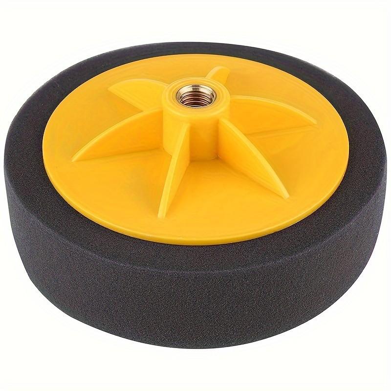 

6 Hook-and-Loop Polishing Pads – 3 Density Set for DA & Rotary Buffers, Car Waxing