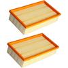 2 Pack Filter for Hilti VC 20 U VC 40 U UM (LF 4), for Karcher NT25 NT35 NT45 Vacuum Cleaner Accessories