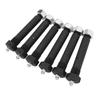 6pcs Spring Shackle Bolts Lock Nut 9 16 X 3in Trailer Axle Greaseable Spring Bolts for Most Trailer Axles