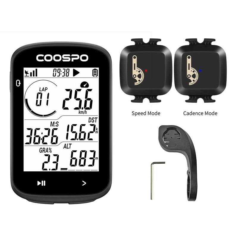 COOSPO CS300 Bike Speedometer Odometer For Strava TP Bluetooth ANT+ Slope Altitude APP Sync Wireless Bicycle Computer GPS 2.6in2