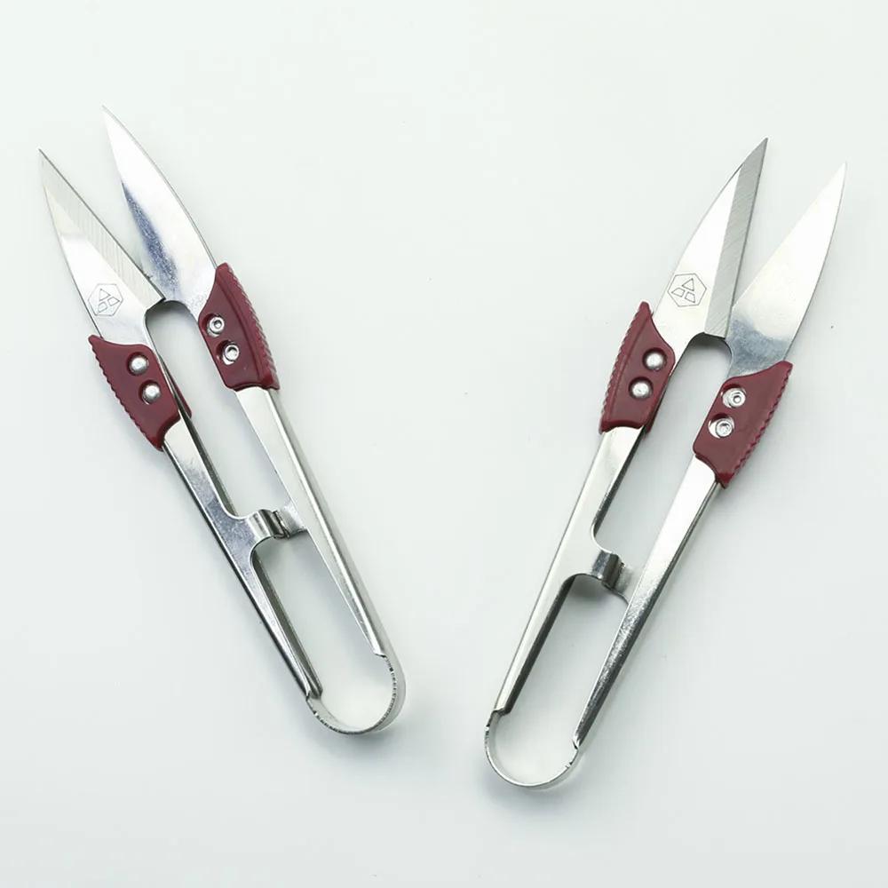 1/3/5pcs U Thread Scissors Stainless Steel Yarn Shears Cutting Sewing Scissors Cross Stitch Scissors Embroidery Shears Clippers