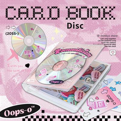 MINKYS Retro CD Kpop Fotokarten Sammelbuch Ordner A7 Notizbuchhülle Tagebuch Agenda Planer Schreibwaren