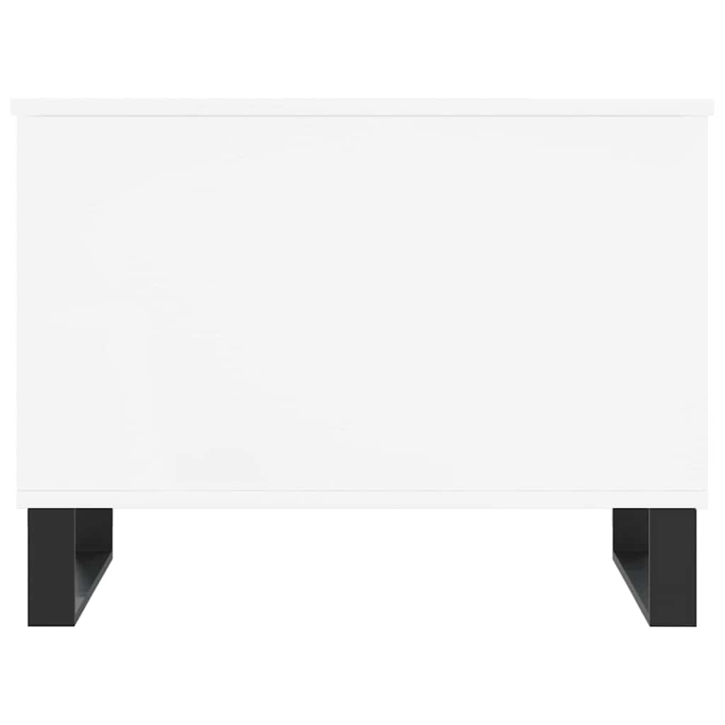 Vidaxl Stolik Kawowy, Biały 60X44,5X45 Cm, Materiał Drewnopochodny