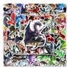 100 Waterproof Dragon Graffiti Cartoon Stickers: Creative DIY for Skateboards, Water Bottles, and Suitcases