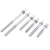 80MM Trommelspannschrauben Langlebige Metall-Trommelanzugschrauben Bolzen 10 Stück Ersatzkit für Schlaginstrumente