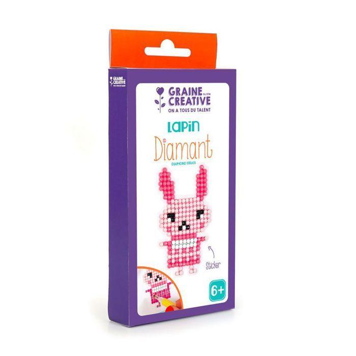 Kit mosaïque - Lapin - Diamond Mosaic Stickers - Multicolore - 6 ans - Plastique