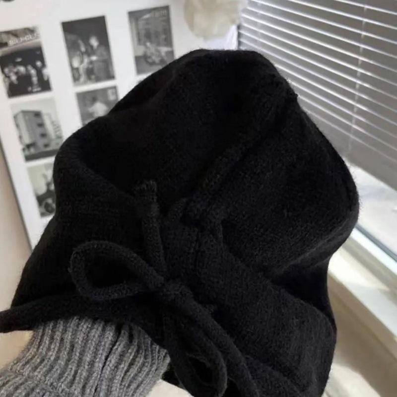 Autumn and Winter Woolen Hats Pile Hats Cold Hats Couple Baotou Hats Knitted Hats Spring and Autumn Confinement Hats Big Head Circumference