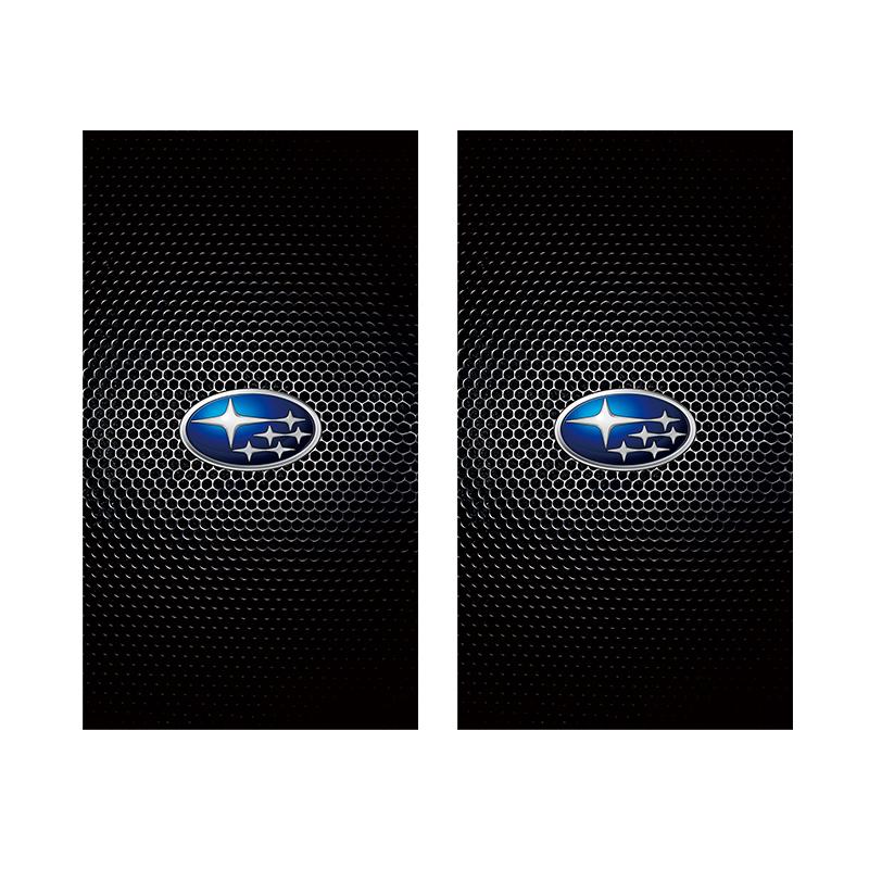 Car Stickers B-Pillar Center Column Decoration Cover PET Decal Auto Accessorie For Subaru STI XV Forester BRZ Impreza Mpreza WRX ysi8