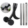 Stand-up Weed Puller with Wheels Hand Weeder Crevice Weeding Tool Wheeled Weed Remover for Sidewalk Driveways Weeds