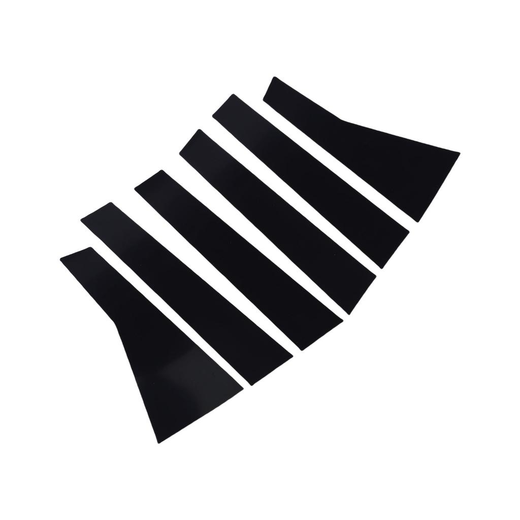 6PCS Car Door Window Pillar Posts Cover Trim PC Outer Door Window Pillar Panel Decorative Cover Replacement for 2017-2022