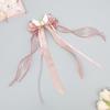 Mesh Ribbon Hair Bows Bowknot Wing Hair Clip for Women Teens Braid Holder Nonslip Barrettes Lady Hairstyle Accessories