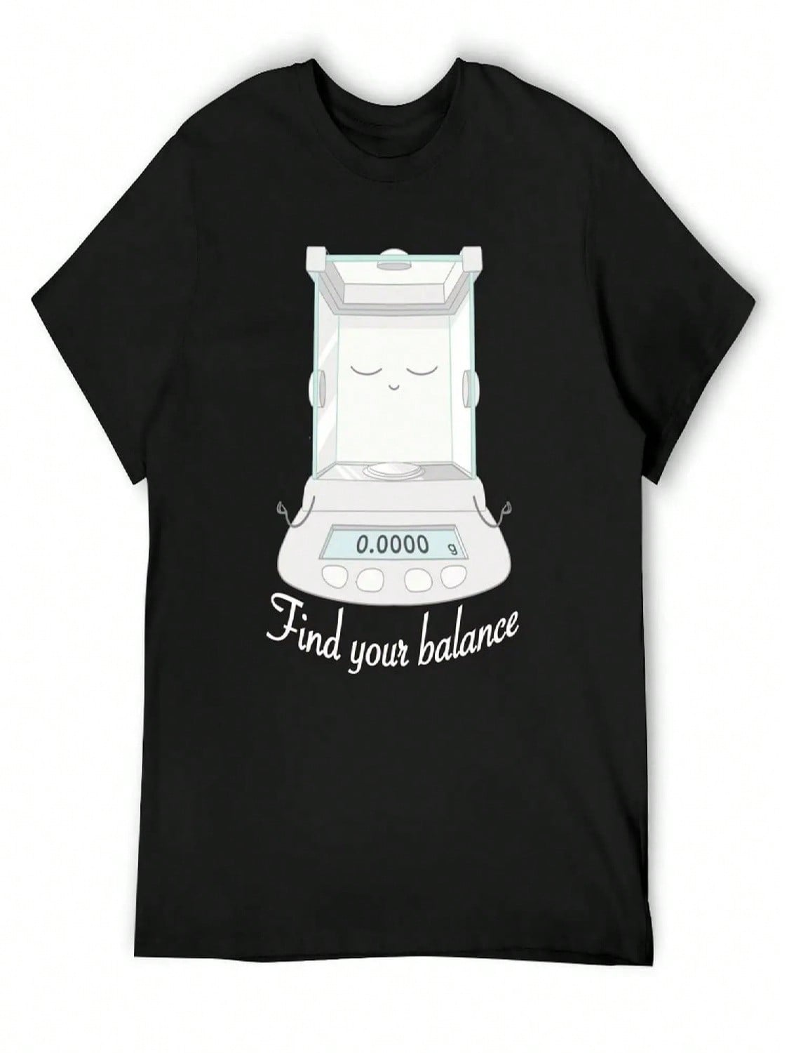 Analytical Balance Finding Balance T-Shirt Sports Fans Korean Fashion Anime Clothes Tees unisex s Clothing S разноцветный