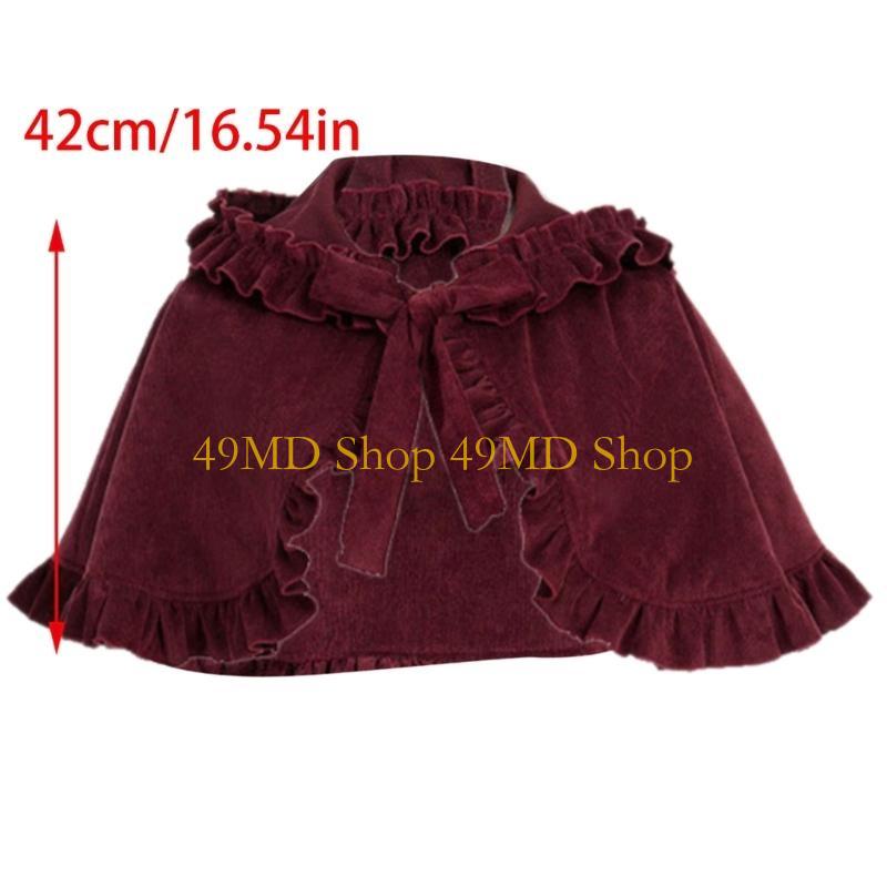 49MD Velvets Christmas Capes Warm Velvets Shawl Multipurpose Stylish Beautiful Shawl for Office Event and Family Gatherings