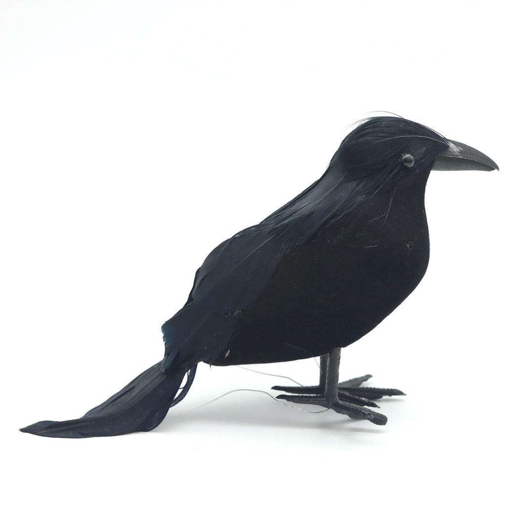 

Simulation 136pcs Black Crow Model Halloween Hunting Decor Bird Decor Party Straight