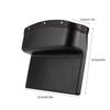 Auto Aufbewahrungsbox Auto Sitz Konsole Spalt Füllung Organizer Handy Karten Schlüsselhalter Box(Schwarz)
