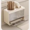Wall-Mounted No-Drill Kitchen Rack: Removable Combo Set for Knives, Chopsticks & Seasonings.