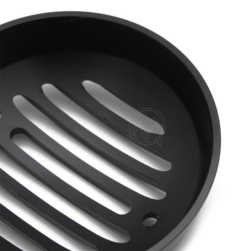 1 Paar Motorrad Schwarze Aluminium Schutzgitter für Blinker Blinkerabdeckungen Passend für Royal Enfield Classic 500