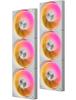 Novonest PC Case Fan 120mm 1650 RPM Interlocking Case Fan High Performance Daisy Chain 5V 3PIN ARGB Cooling 4PIN PWM Integrated Cooling Fan Set of 2