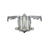 Chrom-Stößel-/Heberblock-Akzent-Zierabdeckung für Harley Twin Cam 00–17 Touring Electra Glide Dyna Fat Bob Breakout