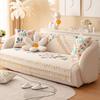 Modern Sofa Cushion Simple Cloth Cushion Four Seasons Universal Non-Slip Living Room Cover Cloth All-Inclusive