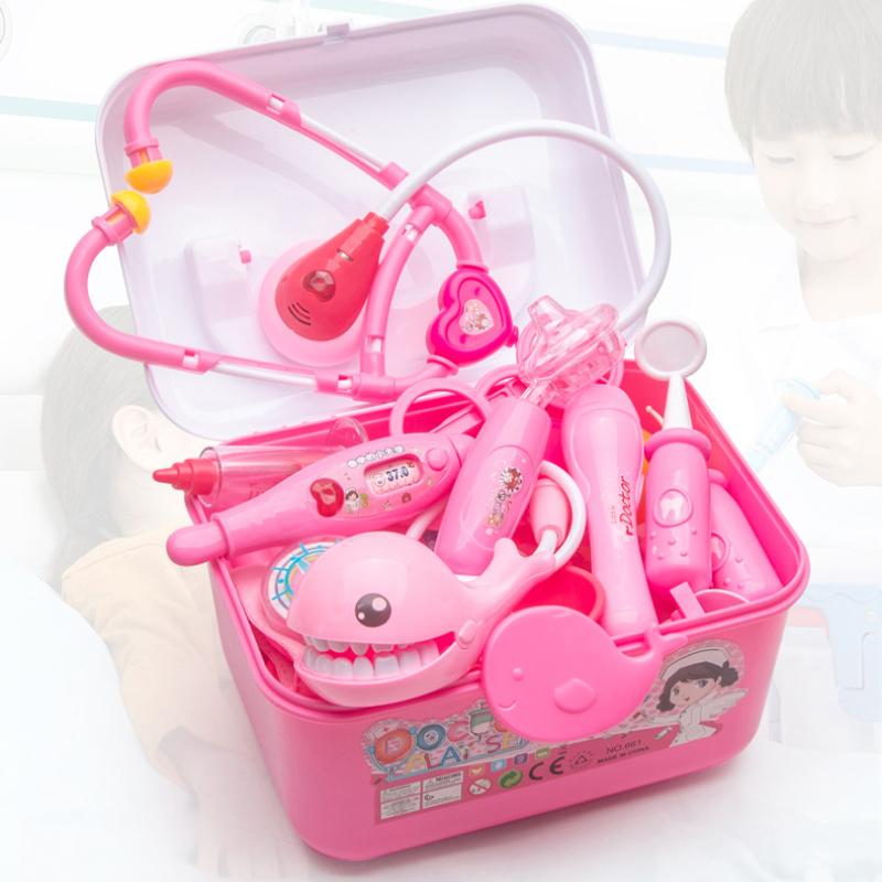 49pcs Kids Doctor Plat Set Doctor Nurse Toy Kit Dentist Playset