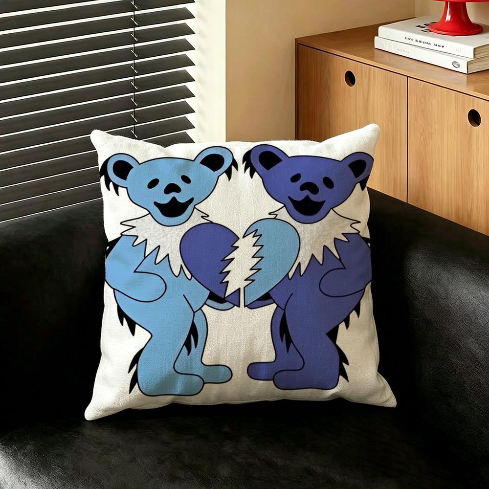 Band GGratefulDDead Cushion Cover Creative  pillowcases for interior decoration office living room home Car hot
