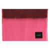 JILL STUART Shaggy Scarf 60105001, Women's Striped Scarf, Pink, 60105001B, Approx. 16.5" x 8.7" (40cm x 220cm)