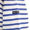 SAINT JAMES Made In France Long Sleeve Boat Neck Basque Shirt SM Blue Men's Used