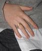Siega House 2-Layered Fold Ring (Soft- Gold)