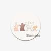 32/44/58mm Cartoon Animal Simple Drawing Badges Frog/ Cat/Squirrel/Lizard, Duck Art Brooch Backpack Decor Accessories Gifts Pins