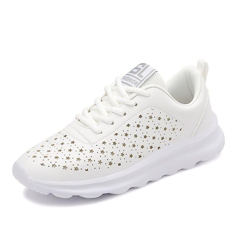 Женская обувь больших размеров. Дышащая и прочная спортивная обувь для отдыха. 42 чёрный — фото 6