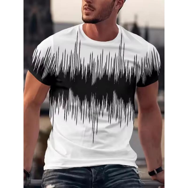 

Уличный тренд Забавная мужская одежда Повседневная футболка 3D-печать Креативная графика С коротким рукавом Свободный топ с круглым вырезом Мужской 6XL