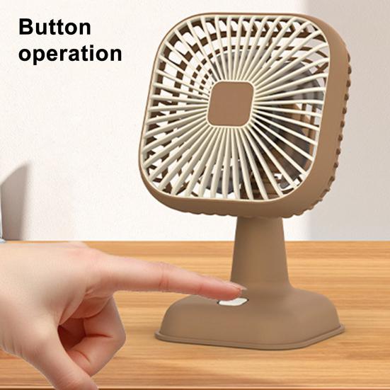 Wentylator biurkowy Cichy Silnik o niskim poziomie hałasu Wielobiegowy Regulowany Wiatr Regulowana głowica pod kątem 39 stopni Kwadratowy wentylator z lampką nocną