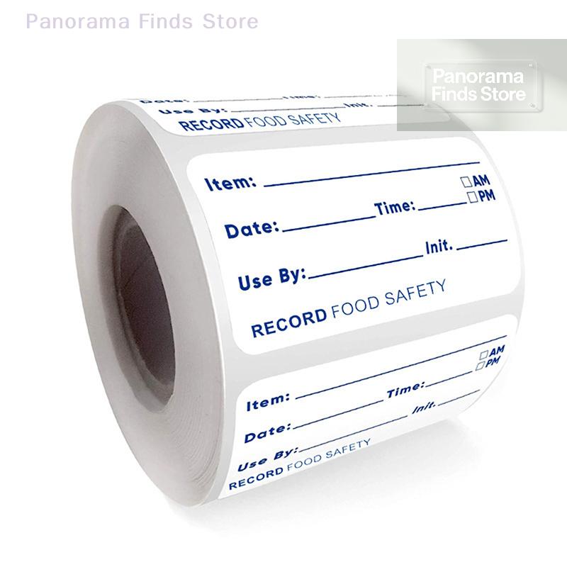 500/rollo Pegatinas de Cocina Autoadhesivas Extraíbles para Refrigerador y Congelador Almacenamiento de Alimentos Etiquetado de Fechas Herramientas de Cocina