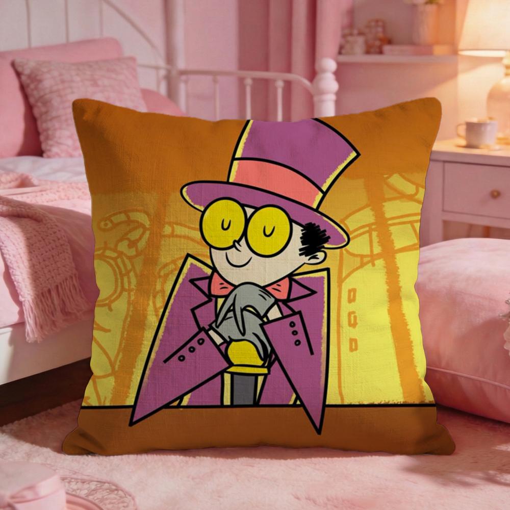 Adult Animation SSuperjails Cushion Cover Premium Comfort Reversible Pillow Cove Two in One Design for Any Room Car Interior