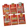 6pcs Blessing New Year Money Envelopes Chinese Style Red Packet Lucky Red Pockets  Spring Festival