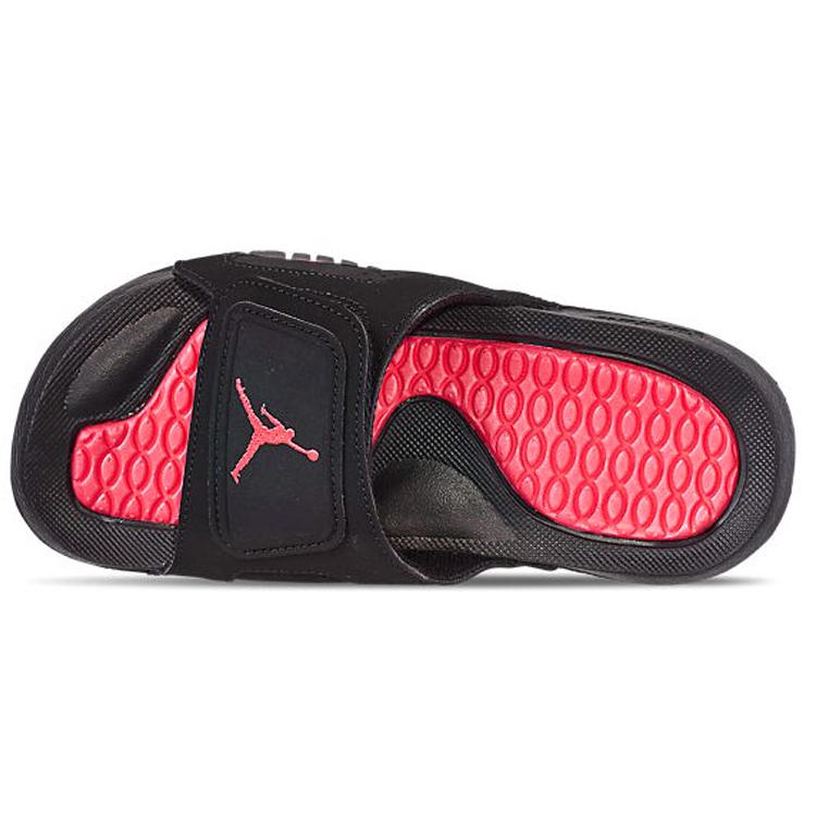 Air Jordan Hydro Vi Retro Infrared Černá Červená Sportovní Pantofle 'Black Infrared 23' Gs 655327-060