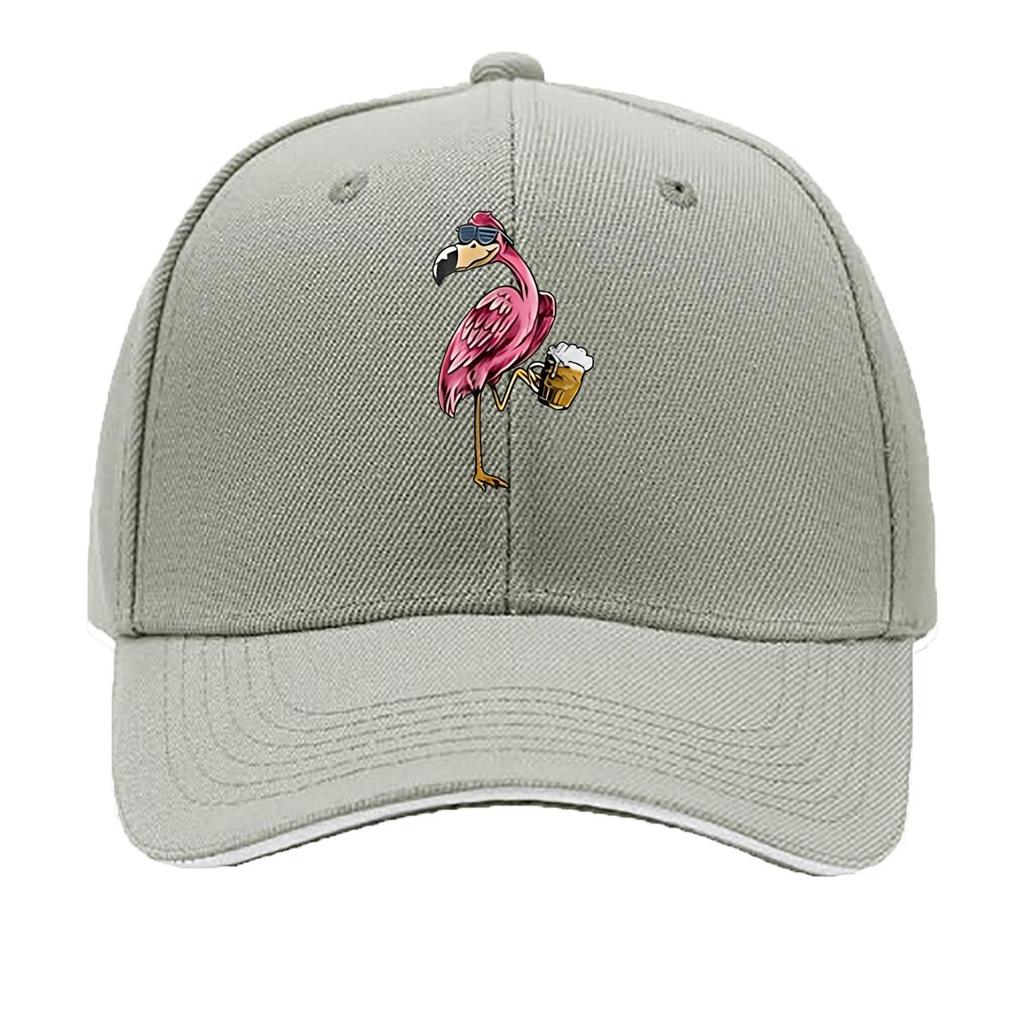 Printed Thousand Cranes Lightweight Outdoor Washable Curved Brim Hat Adjustable Size Fashionable Sandwich Baseball Cap