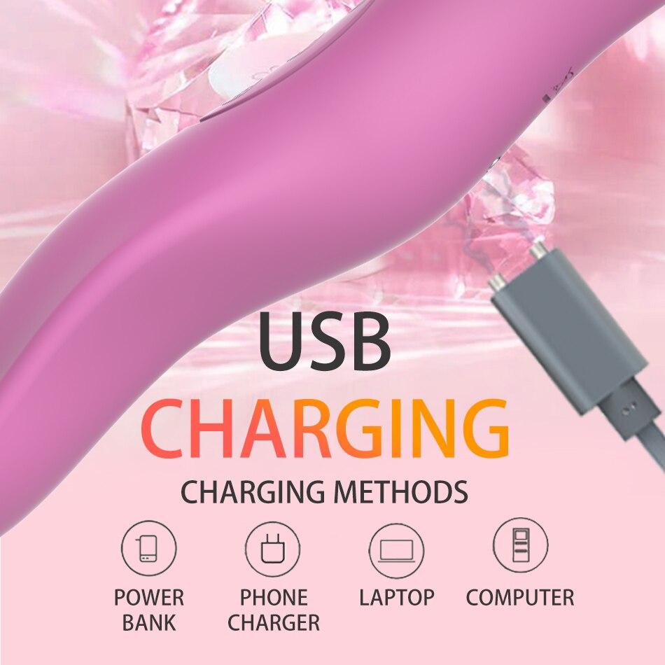 USB-Aufladung Saugzunge Vibrator Klitoris Stimulator Produkte Waren Sexspielzeug für Erwachsene 18 Frauen Weiblicher Masturbator Shop
