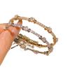 Elegant Zirconia Heart Bracelet: High-End European & American Design, Versatile and Luxurious Hand Jewelry