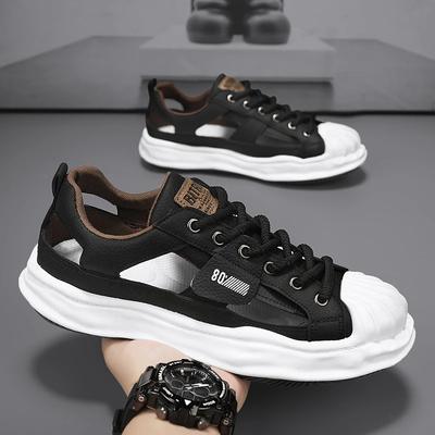 Fashion Bread Shoes Leaky New Sports Shoes Casual Shoes Trendy Shoes2025Summer Breathable Season Comfortable Sneaker