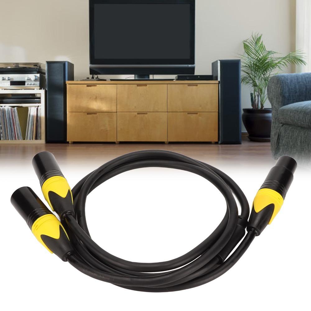 Noiseless XLR Splitter Cable Plug and Play XLR Audio Y Adapter Cable XLR Y Cord  Audio Equipment