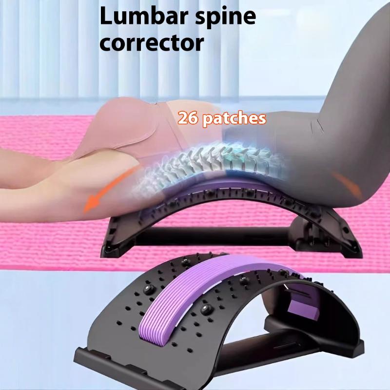 Lumbar Back Soothing Device Stretch Lumbar Spine Relieve Nerve Compression Magnetic Massage Lumbar Vertebrae Back Corrector